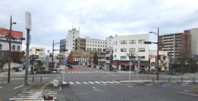 大村駅前・大村市の街並み（長崎県大村市）