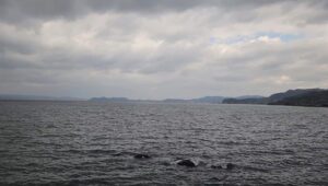 大村湾(大村線の車窓より)(長崎県)