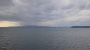 大村湾(大村線の車窓より)(長崎県)