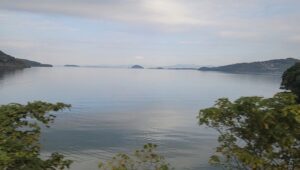 長崎本線・長与経由・海の景色(長崎県)