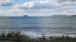 筑肥線からの玄界灘の景色(福岡県・佐賀県)