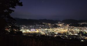 稲佐山からの長崎夜景(長崎県長崎市)