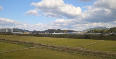 鹿児島本線・折尾~箱崎間の景色(福岡県)