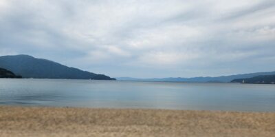 「気比の松原」からの海（福井県敦賀市）