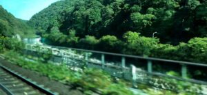 古虎渓の景色(中央本線)