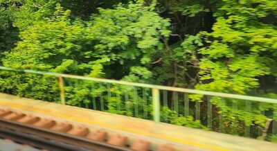 「小野の滝」がある付近。鉄道では、これが目一杯！（中央西線・上松～須原・野尻）（長野県）