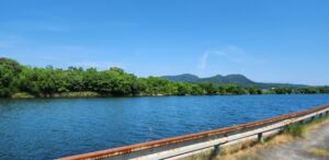 宍道湖と中海をつなぐ、大橋川（島根県松江市）