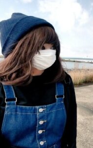 葛西臨海公園での筆者（東京都江戸川区）