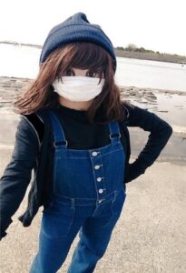 葛西臨海公園での筆者（東京都江戸川区）