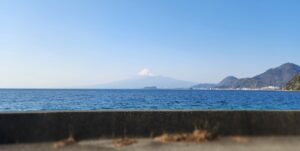 長井崎からの富士山の眺め（内浦長浜→長井崎→西浦）（静岡県沼津市）