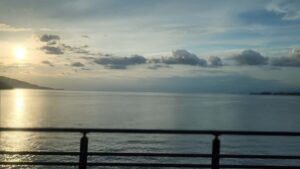 バスで帰路へ（静岡県沼津市）