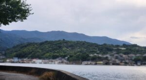 かつてウルトラマンAの舞台ともなった、スカンジナビア号の停泊していた西浦の海（静岡県沼津市）