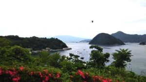 内浦長浜・長浜城跡からの景色。（静岡県沼津市）