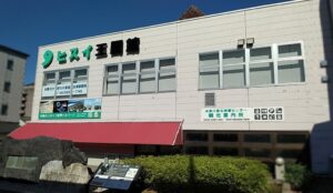 糸魚川駅前にある「ヒスイ王国館（観光案内所）」（新潟県糸魚川市）