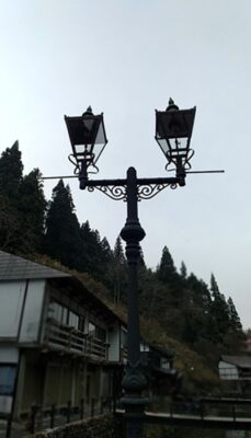 銀山温泉・ガス灯（山形県尾花沢市）