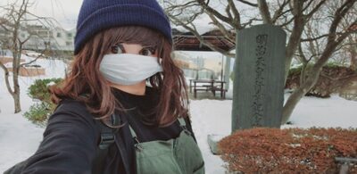 函館山・明治天皇行幸記念碑前より（北海道函館市）