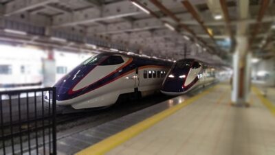 山形新幹線・新庄駅（山形県新庄市）