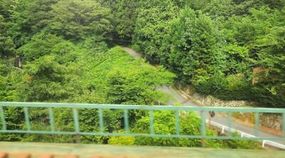 「小野の滝」がある付近。鉄道では、これが目一杯！（中央西線・上松～須原・野尻）（長野県）