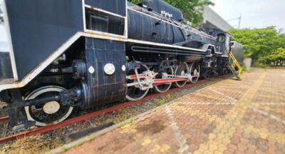 D51形蒸気機関車(石川県白山市)