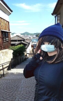 筆者、尾道の街より（広島県尾道市）