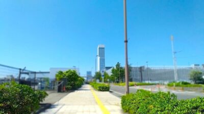 新潟港付近の景色（新潟県新潟市）