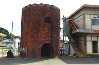 早岐駅前の給水塔（長崎県佐世保市）