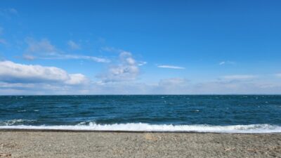 二見浦・伊勢湾の景色（三重県伊勢市）