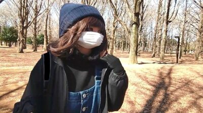 代々木公園に行ってきた！という筆者（東京都渋谷区）