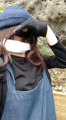 筆者・大谷石採石場跡より（栃木県宇都宮市）