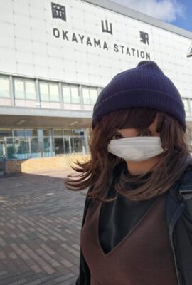 筆者、岡山駅より（岡山県岡山市）