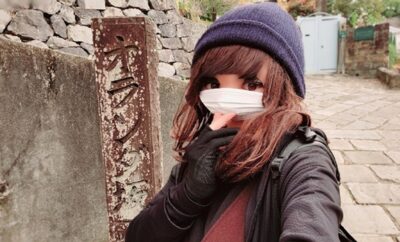 筆者、長崎・オランダ坂より（長崎県長崎市）