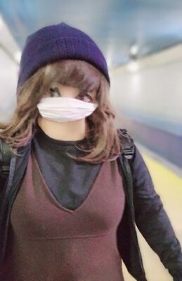 関門海峡人道トンネルを通過中!(福岡県・山口県)