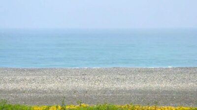 紀勢本線の新宮付近の海の景色(和歌山県)