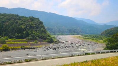 身延線・富士川の景色(特急ふじかわ関連)