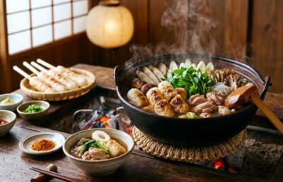 東北きりたんのモチーフにもなった秋田県の郷土料理・きりたんぽ（画像はあくまでAI によるイメージです）