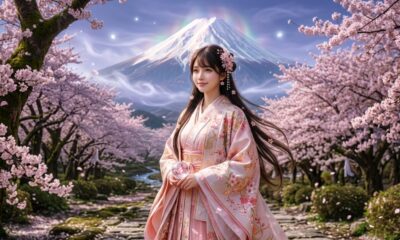 多くの男性から求婚された、日本神話屈指の美女・コノハナサクヤヒメ（画像はあくまでAIによるイメージです）【日本の恋愛の歴史】