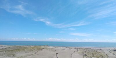 中田島砂丘の海の景色(静岡県浜松市)
