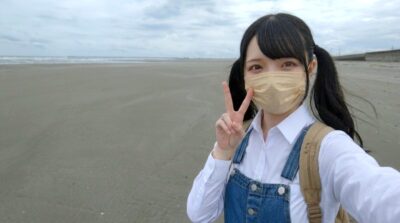 筆者、九十九里浜より（2018年頃）（千葉県大網白里市）