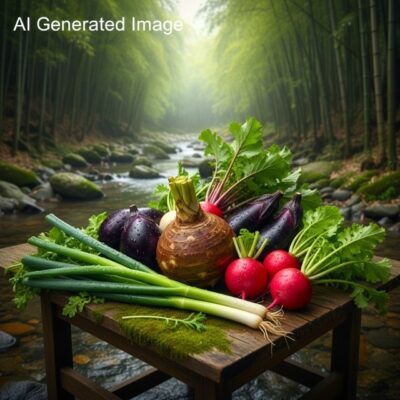 京野菜(画像はAIによるイメージです)(京都の物産品・名産品)