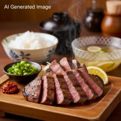 仙台名物・牛タン(画像はAIによるイメージです)