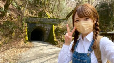 筆者、旧天城隧道前より（2019年頃）（静岡県伊豆市）