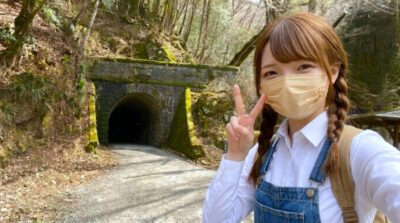 筆者、旧天城隧道前より（2019年頃）（静岡県伊豆市）
