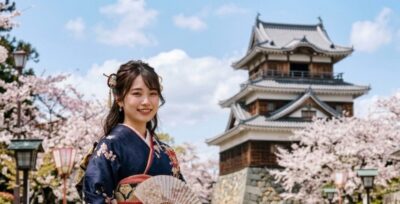 群馬県・沼田のシンボル、小松姫のイメージ(画像はあくまでAI によるイメージです)
