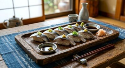 小樽の名物・ニシン寿司(画像はAIによるイメージです)【蘭島・塩谷関連】