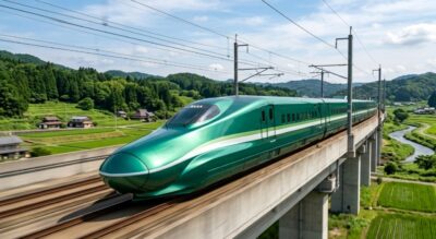 多大な電力を要することから、交流方式で走る新幹線(直流・交流の勉強)