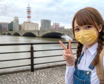 筆者、万代橋前より（2019年頃）（新潟県新潟市）