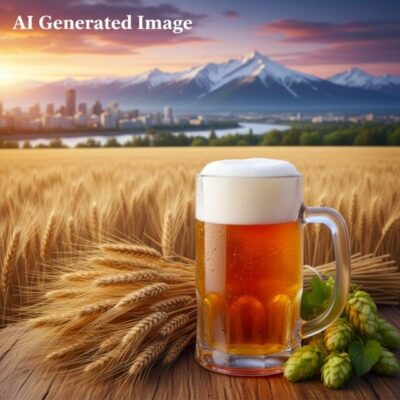 札幌のビール（画像はAIによるイメージです）【鉄道唱歌の旅】