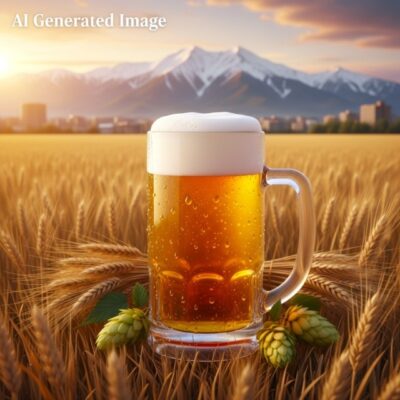札幌のビール（画像はAIによるイメージです）【鉄道唱歌の旅】