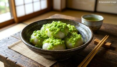 ずんだもんのモチーフとなった、枝豆を使った東北の郷土料理・ずんだ餅