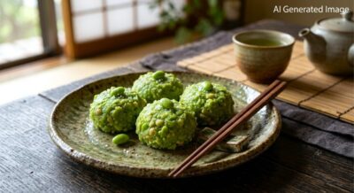 ずんだもんのモチーフとなった、枝豆を使った東北の郷土料理・ずんだ餅